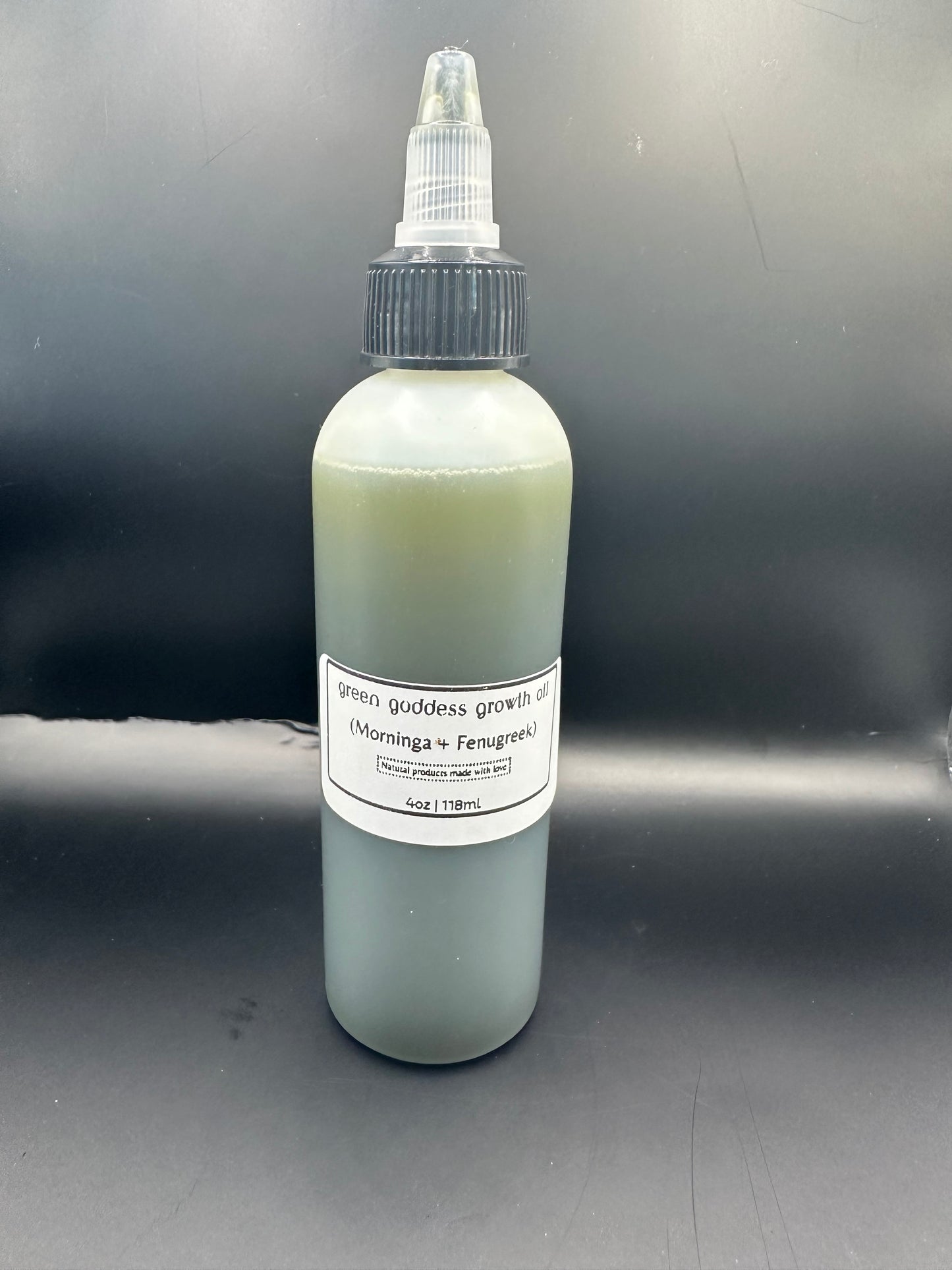 Green Goddess Hair Growth Oil w/ Fenugreek + Moringa (4oz)
